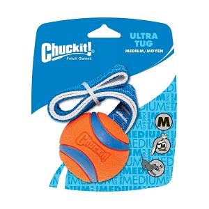 Chuckit! Ultra tug szalagos labda M 6cm 1db
